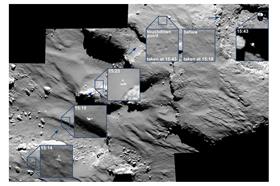 菲萊號彈跳_取自ESA部落格