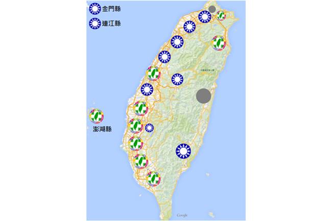 百里侯大戰　台灣藍綠版圖恐變這樣