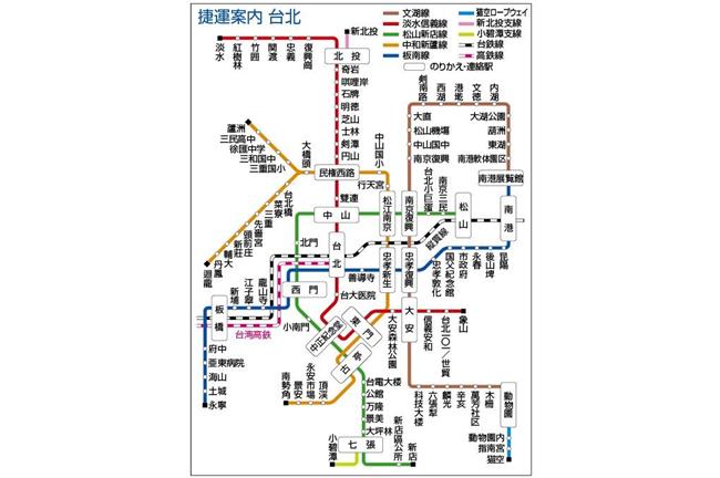 日本版北捷路線圖　網友：終於看懂了