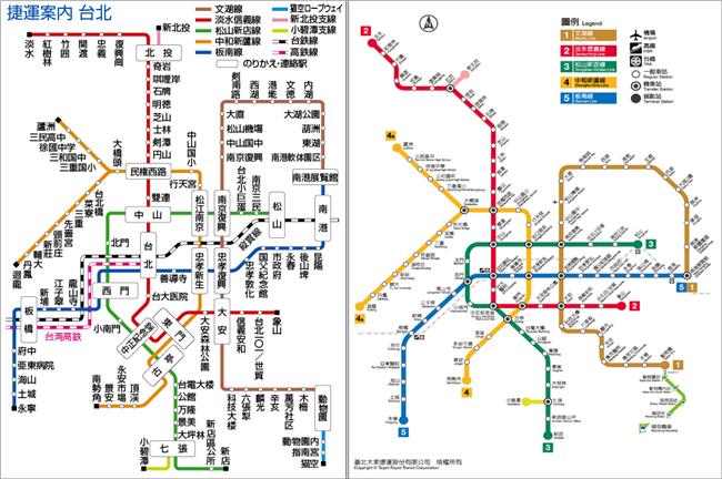 台灣畫的捷運路線圖並沒有比較醜！