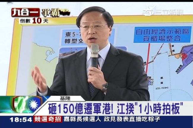 江揆選前開支票？基隆碼頭遷西岸