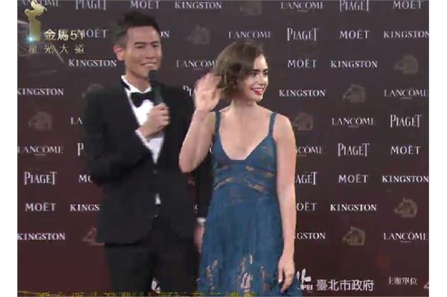 星光大道／莉莉柯林斯中文打招呼