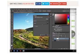 Photoshop於Chrome瀏覽器執行／theverge