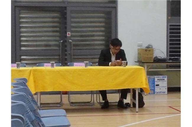 公辦政見發表會　9人參選僅1人出席