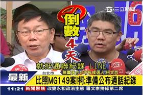 竊聽案怎麼辦？　柯文哲：比照MG149公開通聯記錄