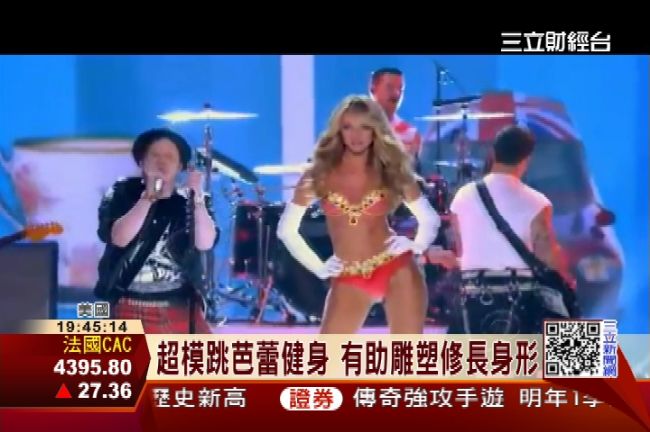 時尚內衣走秀倒數　超模魔鬼健身