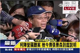 張景森,竊聽案,柯文哲,彭盛韶