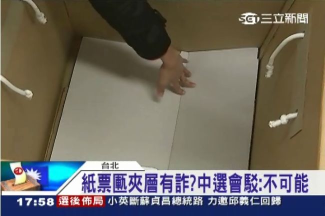 紙票匭夾層疑有詐？中選會駁：不可能