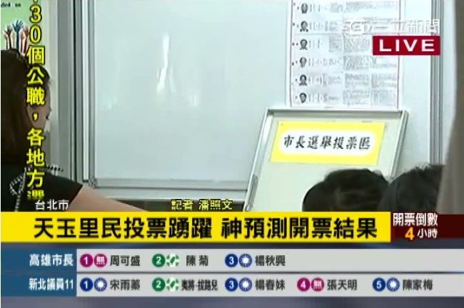 「小台北」天玉里　開票結果具指標性