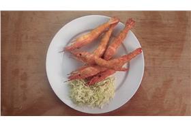 3秒鐘炸蝦  來源:YouTube截圖