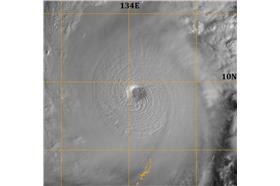 中度颱風哈格比／鄭明典臉書