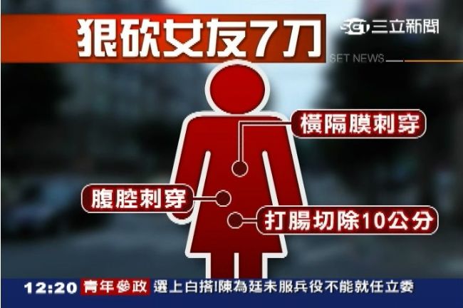 復合不成怒刺女友斷腸　竟判十萬交保