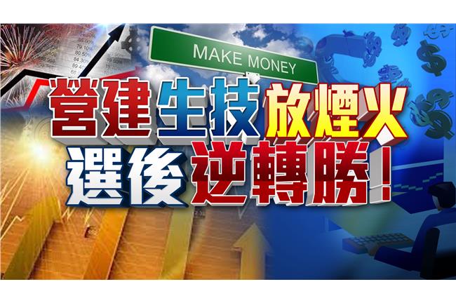 大選後營建、生技股放煙火　股市逆轉