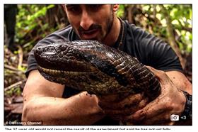 被巨蟒生吞_取自每日郵報