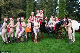 鄉村女拍裸體月曆為威廉王子空中急救隊募款／每日郵報