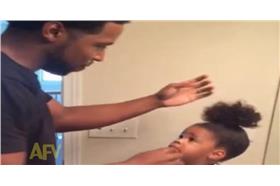 捲捲頭女兒　圖／翻攝自America's Funniest Home Videos臉書