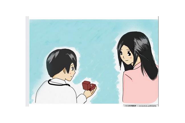 笨板名人小百合向女友求婚？