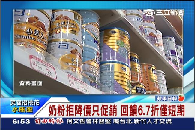 降價是國外的事？奶粉拒降價只給促銷