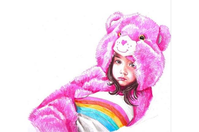 圖／驚豔！媽媽手繪女兒穿搭有夠時尚