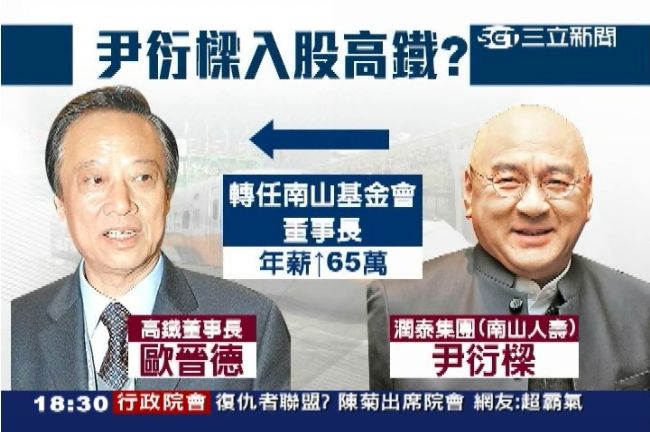 傳尹衍樑入股救高鐵　驚爆陰謀論！