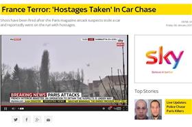 法國恐攻追捕槍手-擷取自skynews網站