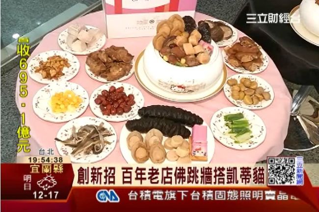 年菜大戰！百年老店佛跳牆搭凱蒂貓
