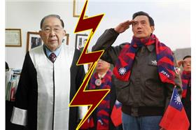 王可富與馬英九（合成圖，圖／翻攝自王可富臉書、馬英九臉書）