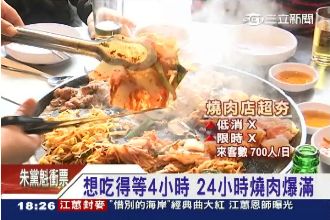 想吃這家韓國燒肉嗎？至少要排4小時