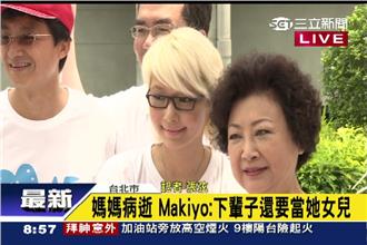 快訊／Makiyo媽媽病逝台大醫院