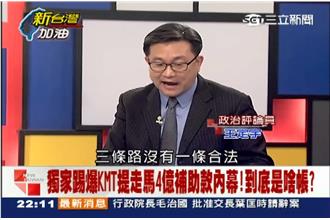 國民黨提走馬補助款內幕　條條都違法