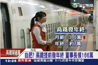 高鐵提前發年終　董座：為了鼓舞士氣