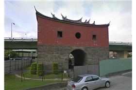 北門忠孝橋引道拆除-擷取自Google Map