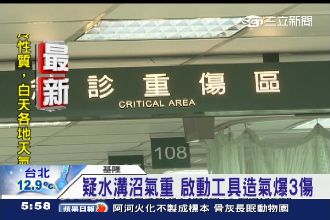 基隆一天連兩起氣爆　5人受傷送醫