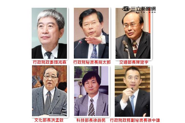 交通部長陳建宇、文化部長洪孟啟接任