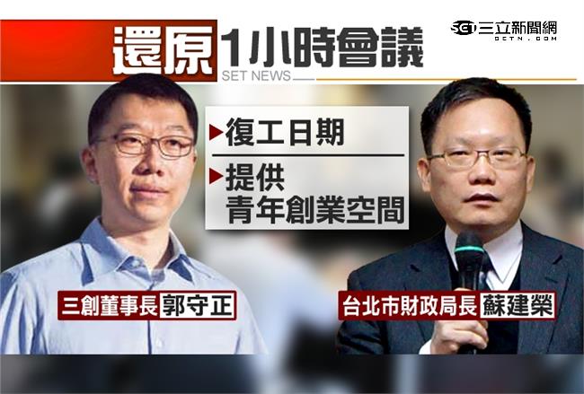 柯文哲點頭了！三創園區5月中將開幕