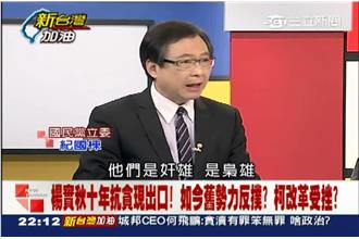 柯文哲改革受挫　紀國棟：他們是奸雄