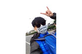 盧廣仲徒步從台北到台南。（圖／盧廣仲臉書）