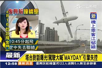 墜機錄音檔曝光？機師：Mayday