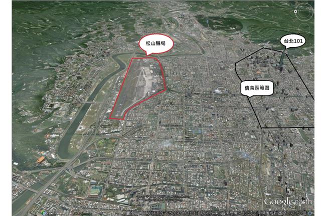 張景森：忠孝東路以北都可能是墜機點