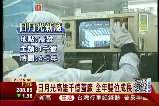 維持封測霸主！日月光全年雙位數成長