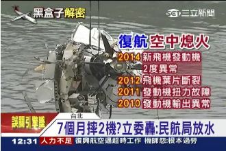 7個月摔2飛機　立委轟：民航局放水