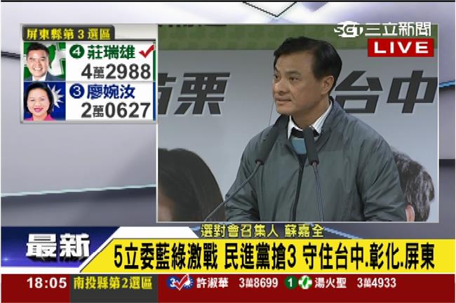 蘇嘉全：民進黨苗栗縣基層要加強
