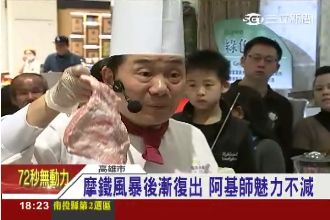 阿基師復出　自嘲「別再讓我上頭版」