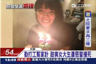 警撞死甜美女大生　父慟：就這樣走了