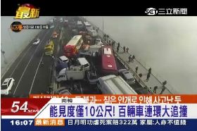 w韓百車慘撞1600