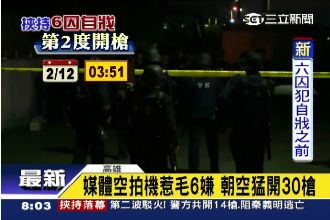 媒體空拍引怒火　嫌犯朝空猛開30槍