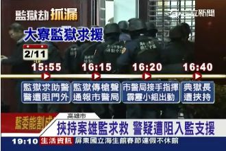 高雄劫獄想私了？傳雄監阻警入監協助