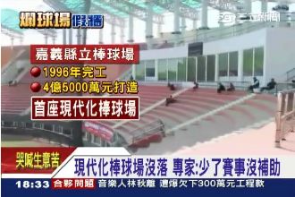 嘉義棒球場花5億　十年無人管變廢墟