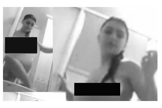 女星洗澡疑遭偷拍　全裸穿內褲都入鏡