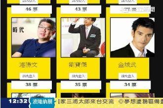 網投不分區立委、金城武竟榜上有名！